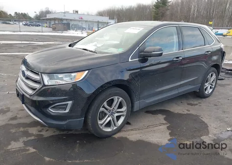 2017 Ford Edge Titanium from USA, damaged, VIN 2FMPK4K92HBC03540